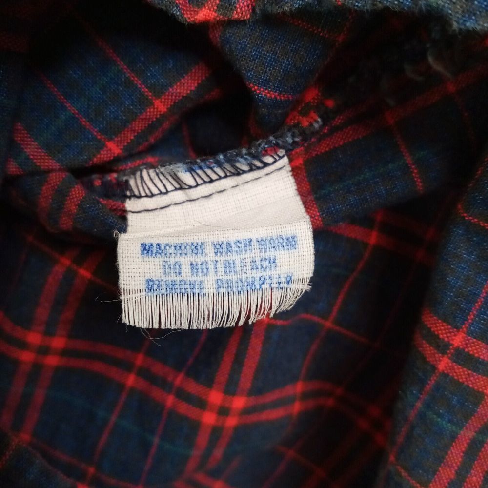 American Eagle Outfitters XL Long Sleeve Shirt Men's Button Up Plaid Cotton - Picture 5 of 10